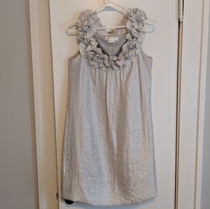 Silver Shift Dress